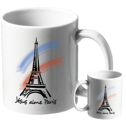 MUG BLANC THEME PARIS