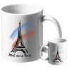 MUG BLANC THEME PARIS
