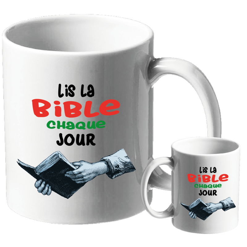 MUG BLANC THEME DIVERS LA BIBLE