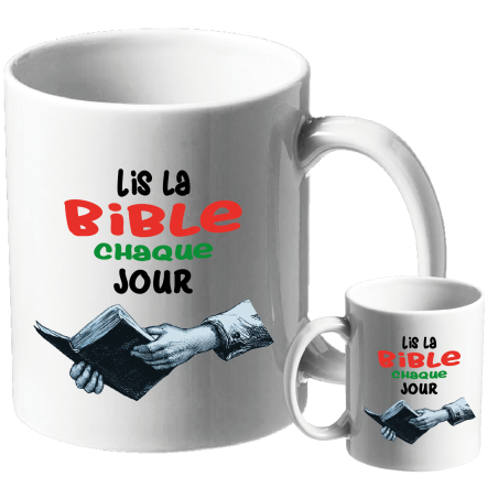 MUG BLANC THEME DIVERS LA BIBLE