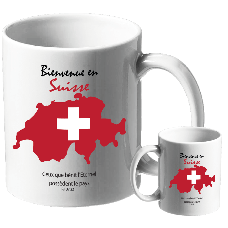MUG BLANC THEME ETHNIQUE PSAUME 37.22