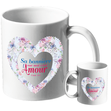 MUG BLANC L'AMOUR. CANTIQUE 2.4