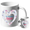 MUG BLANC L'AMOUR. CANTIQUE 2.4