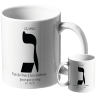 MUG BLANC TYPO LETTRE HEBRAÏQUE GUIMEL PS.119.18
