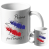 MUG BLANC THEME ETHNIQUE