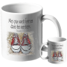 MUG BLANC THEME SPORT PSAUME 17.5