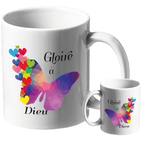 MUG BLANC THEME ANIMAUX
