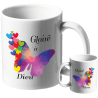 MUG BLANC THEME ANIMAUX