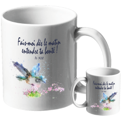 MUG BLANC THEME ANIMAUX PSAUME 143.8