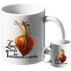 MUG BLANC THEME MUSIQUE PSAUME 150.4