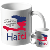 MUG BLANC THEME ETHNIQUE HAÏTI PSAUME 101
