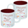 MUG BICOLORE  FETE DES MERES PSAUME 139.14