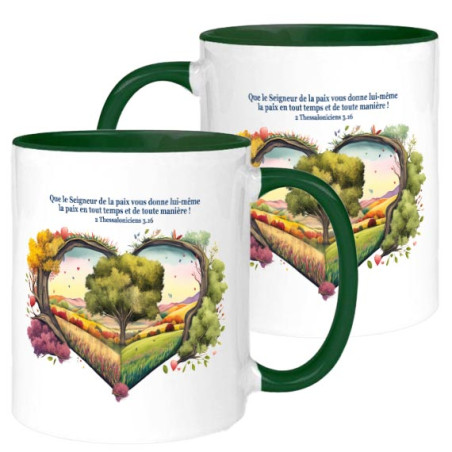 MUG BICOLORE THEME DIVERS 2 THESSALONICIENS 3.16