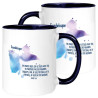 MUG BICOLORE THEME ETHNIQUE ESAÏE 41.10