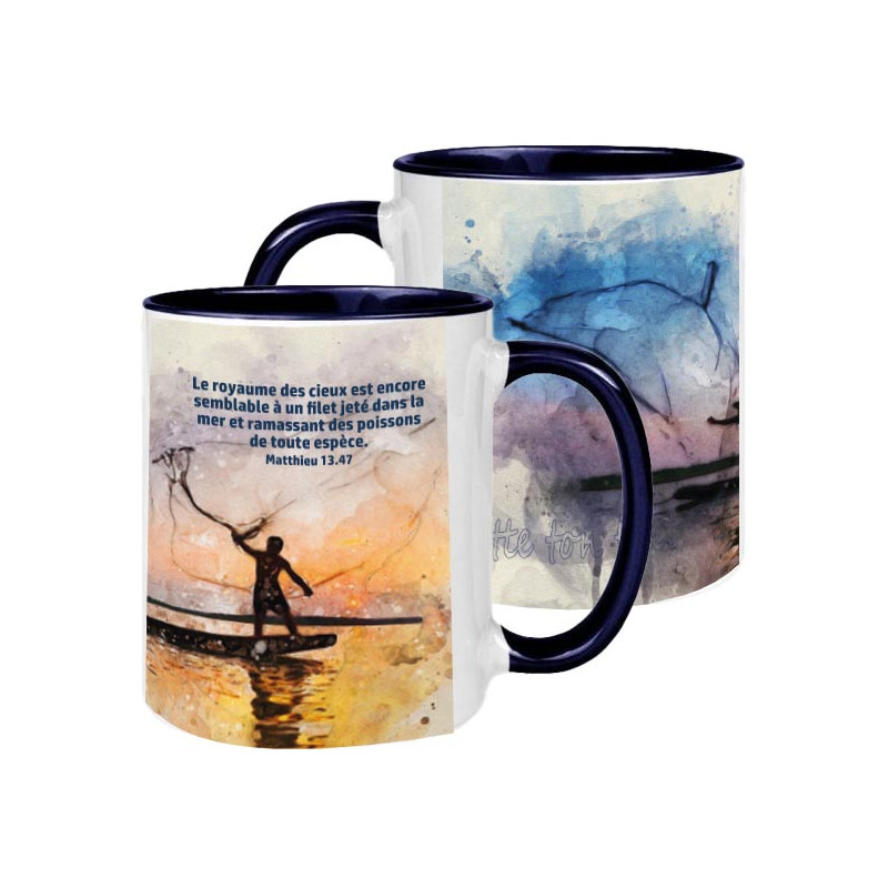 MUG BICOLORE THEME DIVERS MATTHIEU 13.47