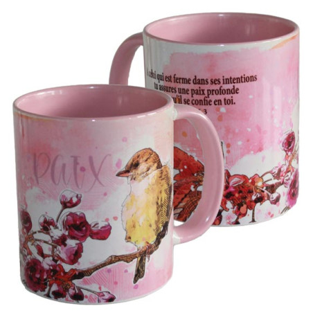 MUG BICOLORE ANIMAUX PSAUME 26.3