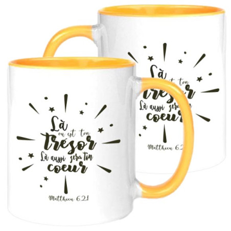 MUG BICOLORE TYPO MATTHIEU 6.21