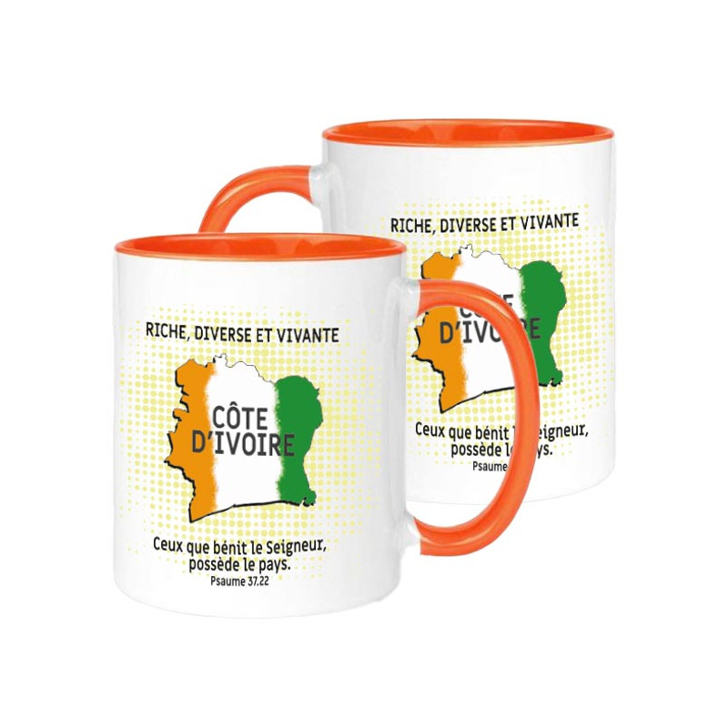 MUG BICOLORE ETHNIQUE PSAUME 37.22