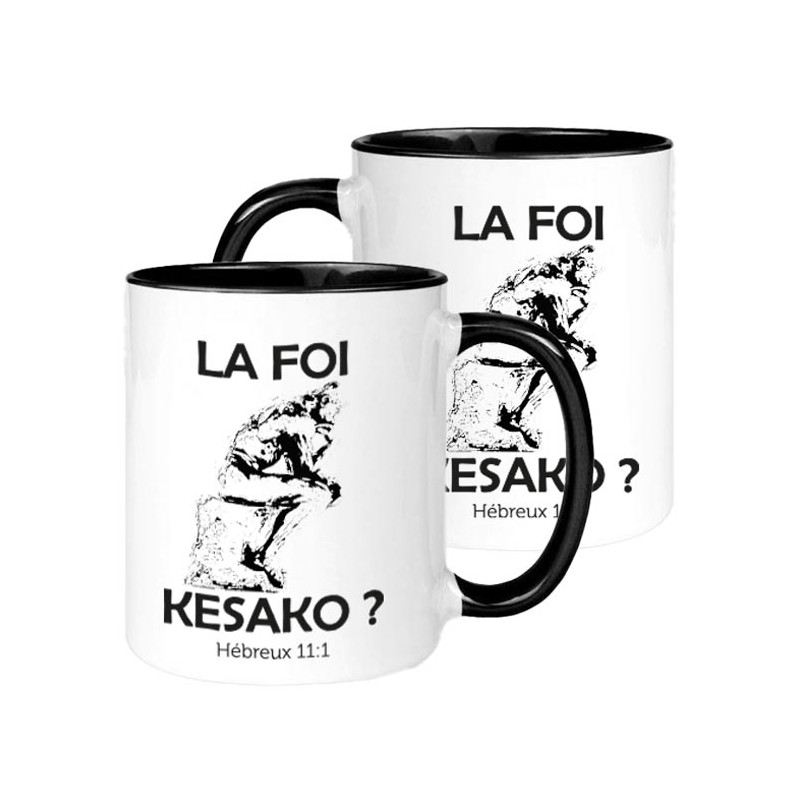 MUG BICOLORE DIVERS HEBREUX 11