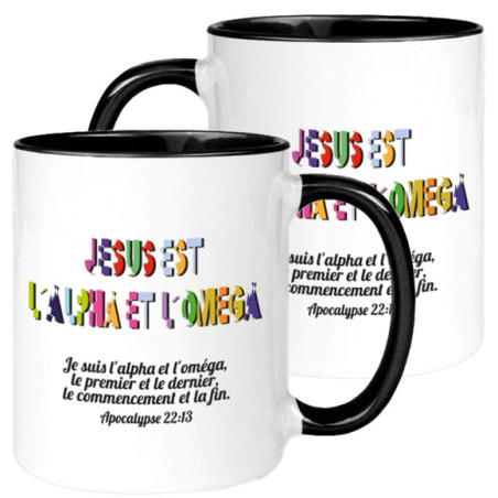MUG BICOLORE TYPO APOCALYPSE 22