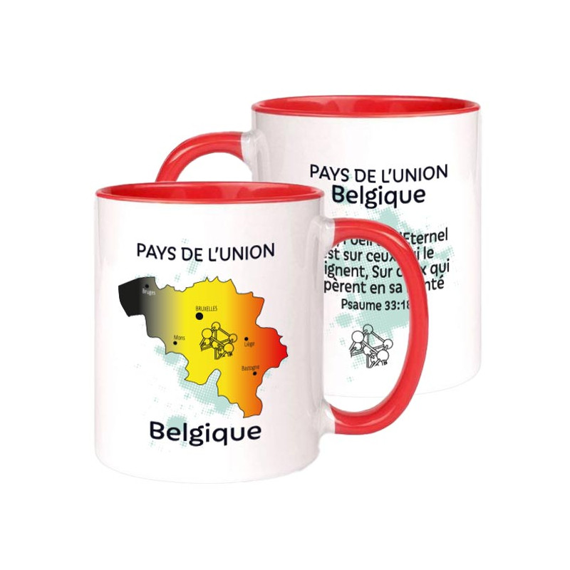 MUG BICOLORE ETHNIQUE PSAUME 33