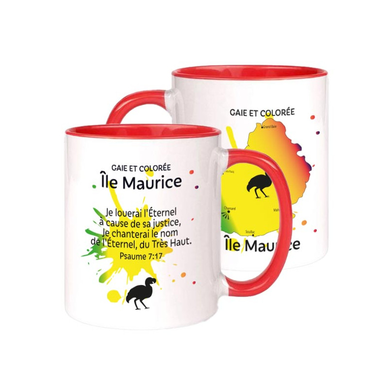 MUG BICOLORE ETHNIQUE PSAUME 7.17