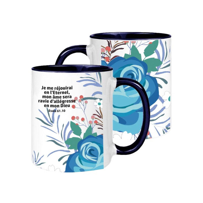 MUG BICOLORE FLORAL ESAÏE 61