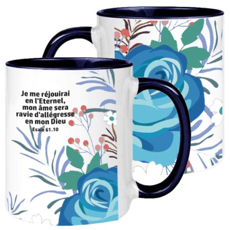 MUG BICOLORE FLORAL ESAÏE 61