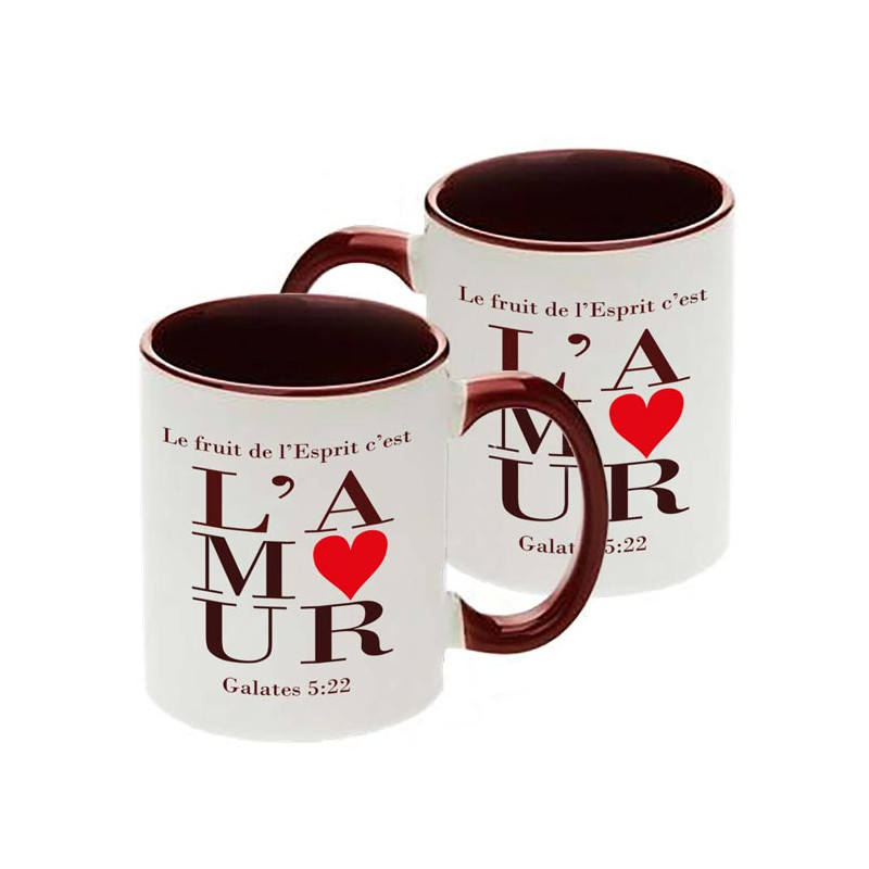 MUG BICOLORE TYPO GALATES 5