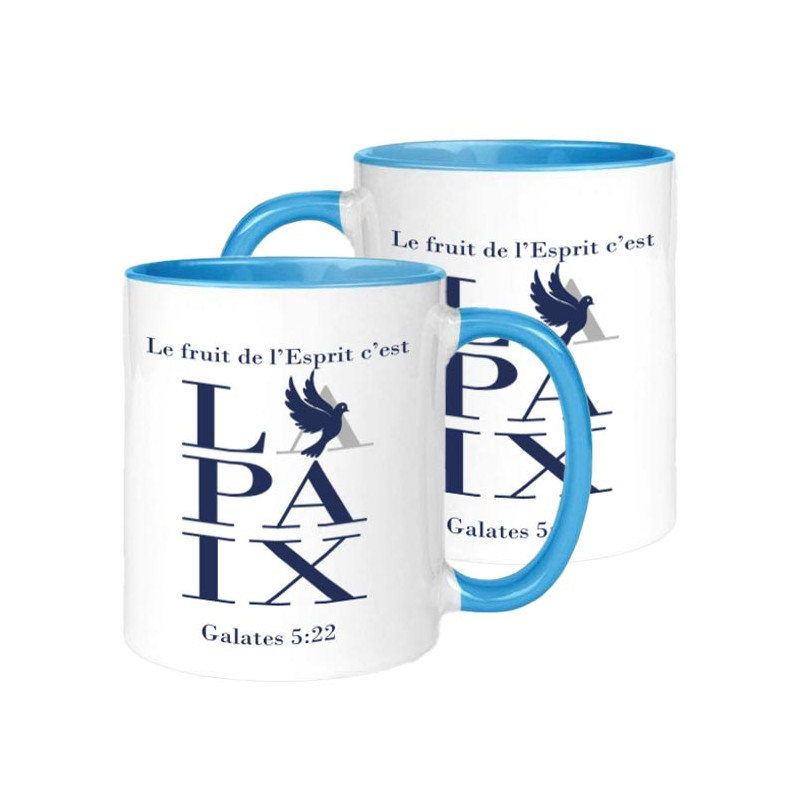 MUG BICOLORE TYPO GALATES 5