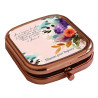 MAMAN POUR TOUJOURS FLORAL MIROIR CARRE METAL