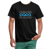 TEE-SHIRT COTON - MEILLEUR PAPA DU MONDE. NOIR