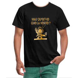 TEE-SHIRT COTON - QU'EST-CE...