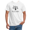 TEE-SHIRT COTON BLANC - MEILLEUR PAPA DE L'ANNEE