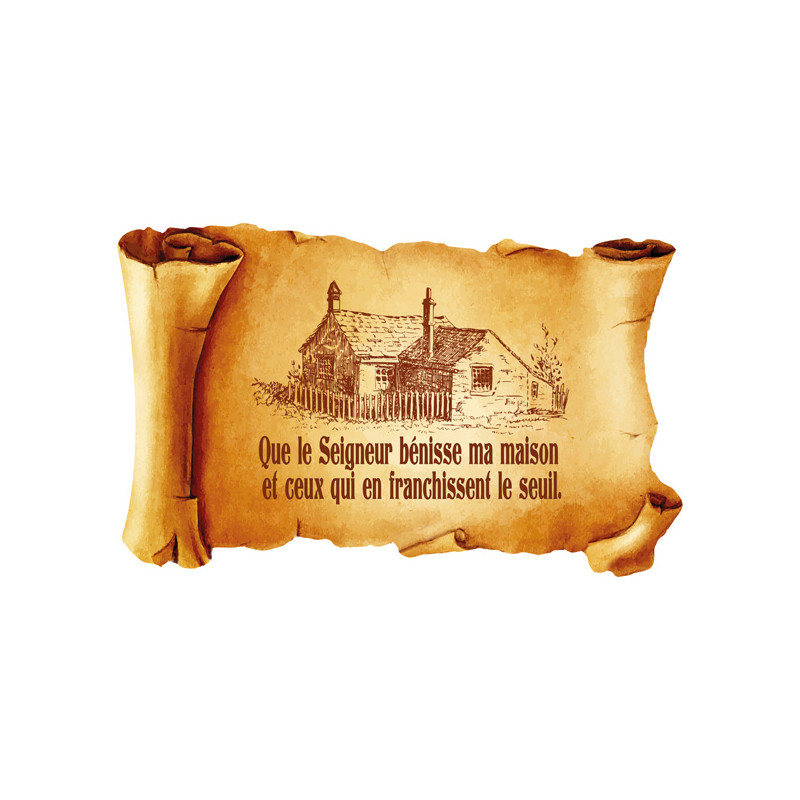 MAISON RUSTIQUE CADRE STYLE PARCHEMIN