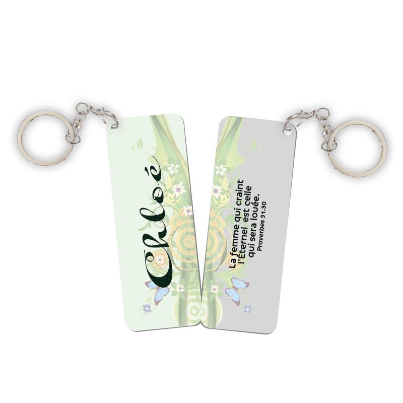 PORTE-CLES PRENOM CHLOE PROVERBES 31