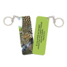 PORTE-CLES ALU THEME ANIMAUX : LEOPARD