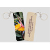 PORTE-CLES ALU THEME FLORAL