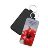 PORTE-CLES SIMILI THEME NATURE HIBISCUS
