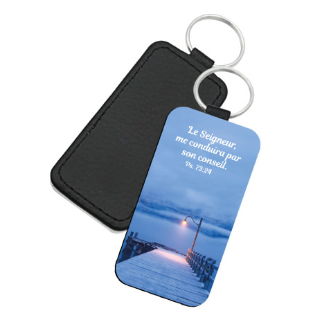 PORTE-CLES SIMILI THEME PAYSAGE PONTON