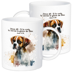 TASSE POLYMERE POUR ENFANT THEME CHIEN