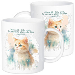 TASSE POLYMERE POUR ENFANT THEME CHAT
