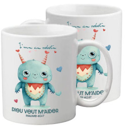 TASSE POLYMERE POUR ENFANT THEME ROBOT