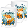 TASSE POLYMERE POUR ENFANT THEME RENARD