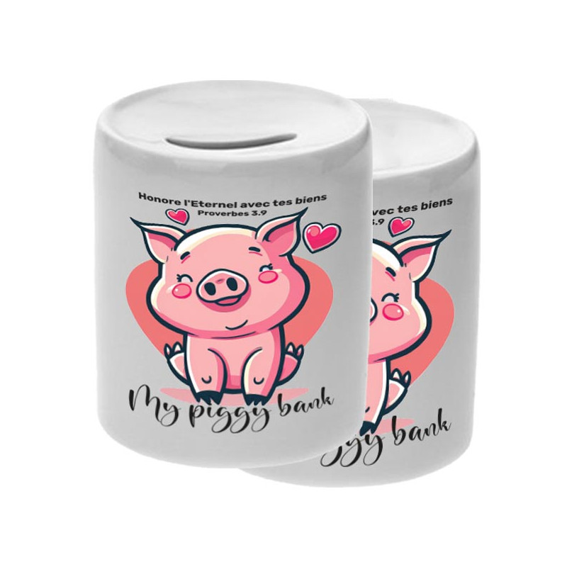 TIRELIRE CERAMIQUE PINK PIG