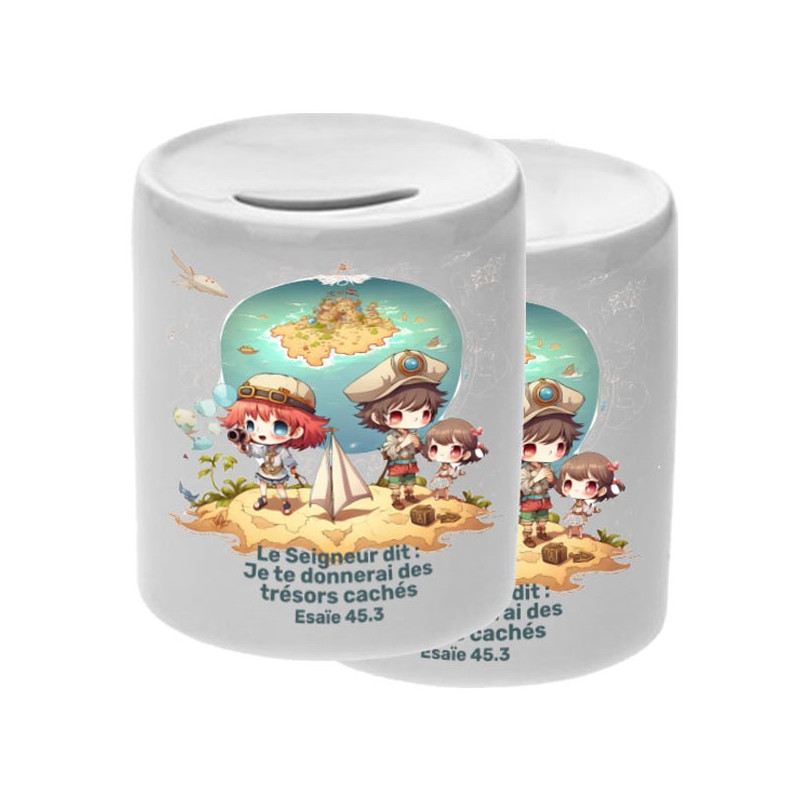 TIRELIRE CERAMIQUE AVENTURIERS