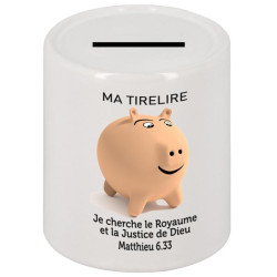 TIRELIRE CERAMIQUE COCHON ROSE