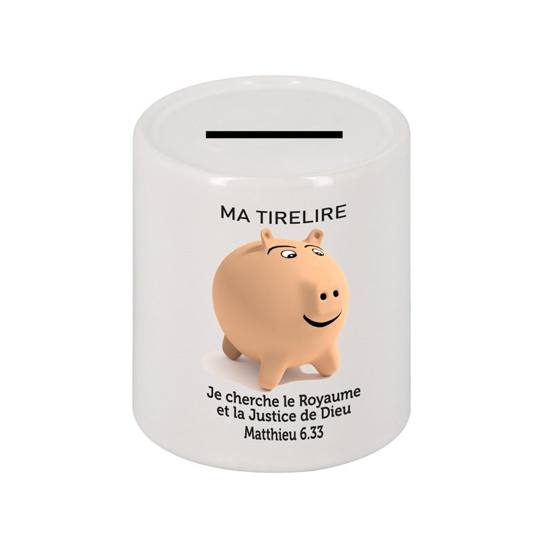 TIRELIRE CERAMIQUE COCHON ROSE