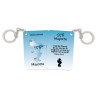 PORTE-CLES METAL 60X40 MM. MAYOTTE