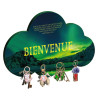 AURORE BOREALE ACCR.CLES NATURE CAR J'AI EU FAIM ET VOUS M'AVEZ DONNE...MAT 25.35